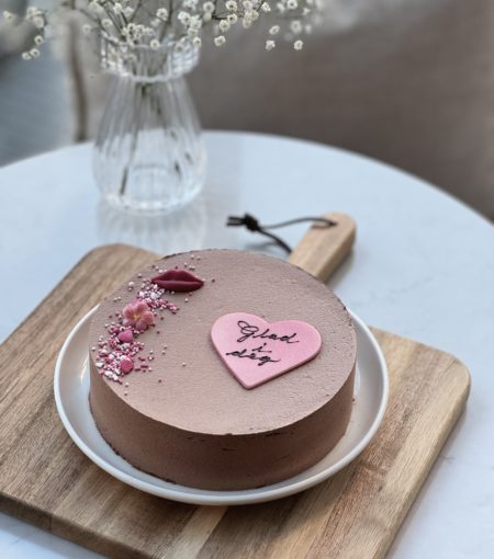 Valentin/Morsdagskake - ostekake med pasjonsfrukt