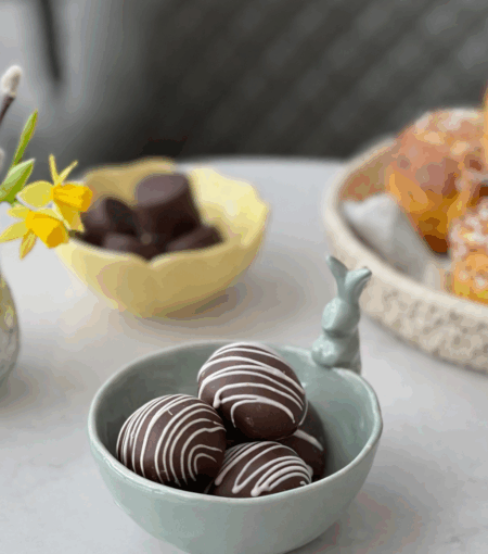 3 Håndlagde marsipanegg